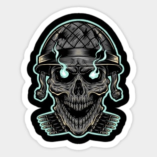 Skull army Sticker